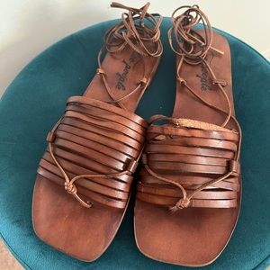 Free People cami huarache wrap sandal